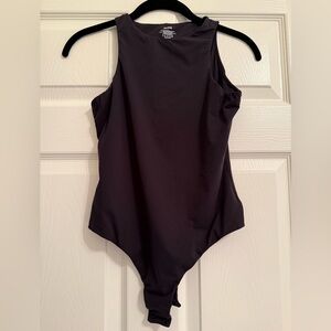 Skims High Neck Bodysuit. Size L. Black. Excellent condition.